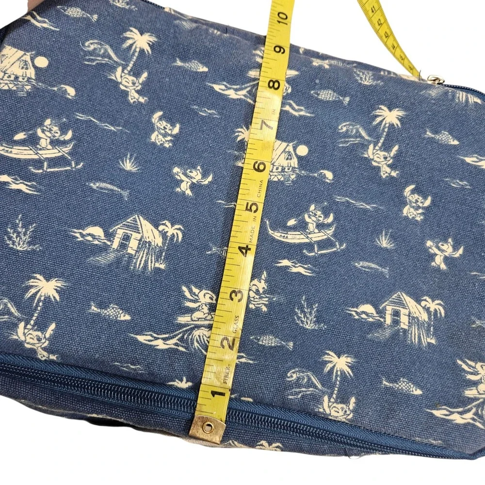 Disney Stitch Lilo & Stitch Hawaiian‎ Print Insulated Lunch Bag Tote Cooler